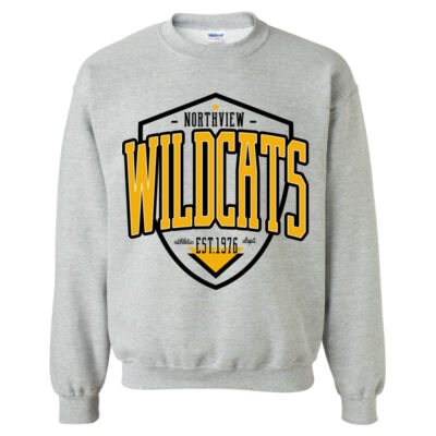 NV Wildcats Shield Crewneck Sweatshirt Thumbnail