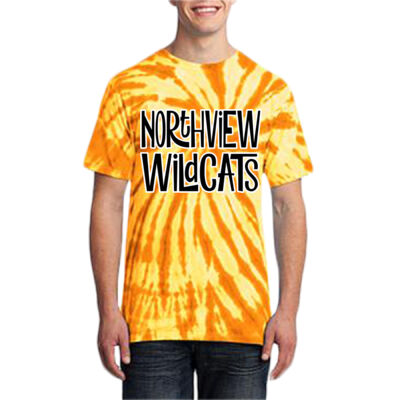 Northview Wildcats Tie Dye Short Sleeve T-Shirt Thumbnail