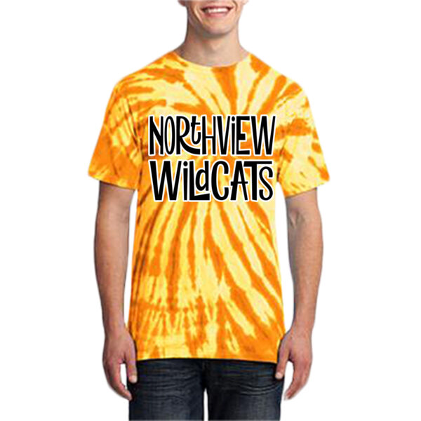 Northview Wildcats Tie Dye Short Sleeve T-Shirt Thumbnail