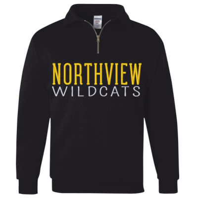 Northview Wildcats Embroidered Quarter Zip Sweatshirt Thumbnail