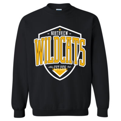 NV Wildcats Shield Crewneck Sweatshirt Thumbnail